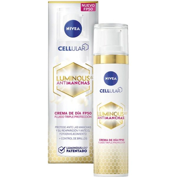 Nivea Cellular Luminous Antimanchas Crema facial día PF50 40 ml