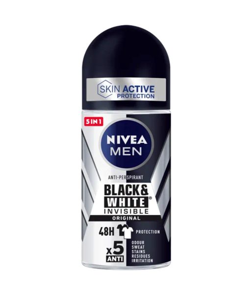 Nivea Men Black & White Invisible Desodorante roll-on 50 ml
