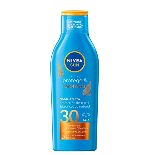 Nivea Sun 200 ml Beschermt & Bruint Zonne Lotion Spf 30