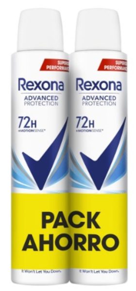 Pack Duplo Deodorant Baumwolle Spray 72 h 200 ml Rexona