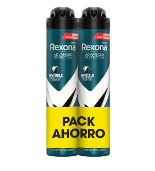 Doppelpack Deodorant Rexona Men Invisible Spray 72 H Advance