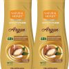 Dubbele verpakking Natuurlijke honing-argan lichaamsmelk 330 ml