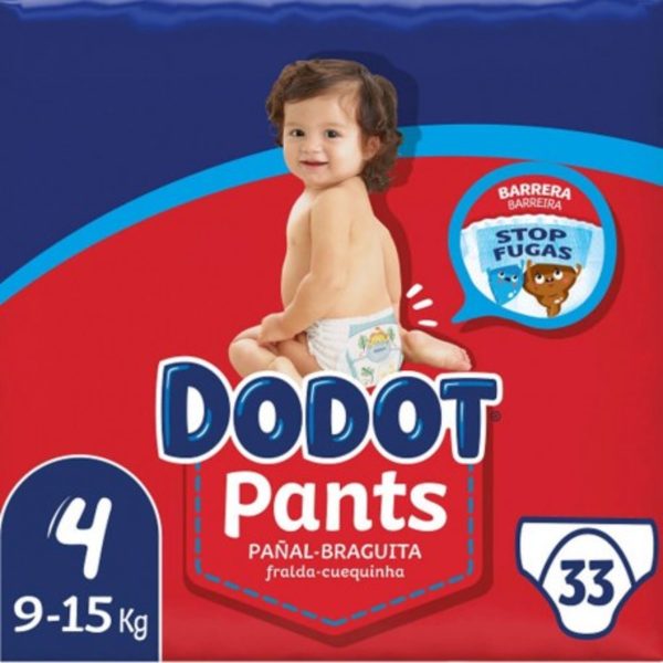 Blöja DODOD byxor T4 9 till 15Kg 33 St