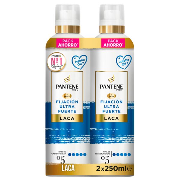 Pantene Pro-V Laque 250 ml Fixation N° 5 Ultra Fort Pack 2 uds.