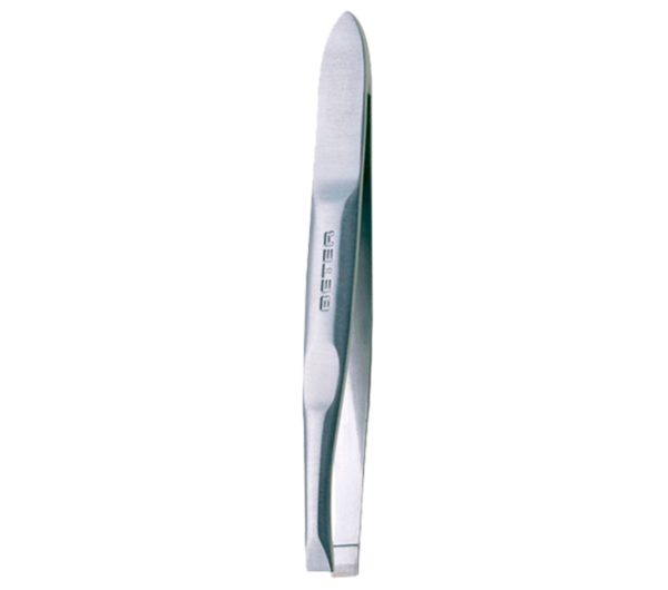 Depilationspinzette gerade Spitze rostfrei 6.5 cm