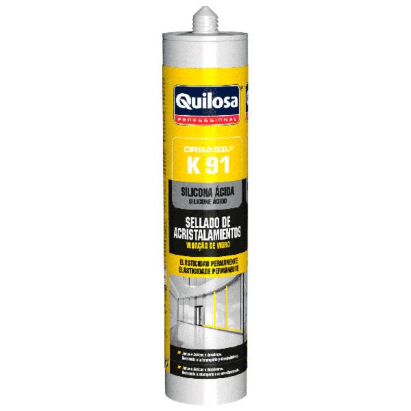 Quilosa Silikon Orbasil K-91 Versiegelung von Verglasungen Transparent 300 ml