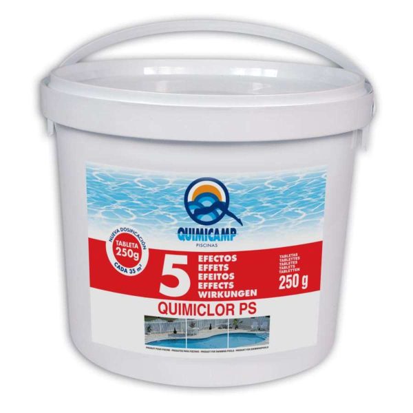 Quimiclor PS 5 Effetti Cloro compresse da 250 g – 5 kg