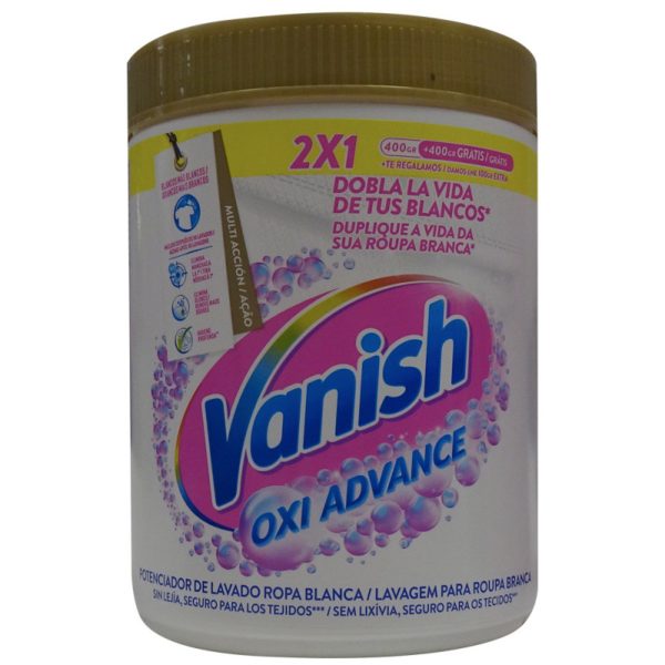 Fleckenentferner Vanish Advance Weiß 2X1 400 + 400 g