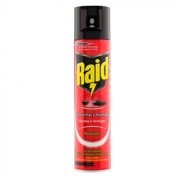 Raid Insecticida cucarachas y hormigas 400 ml