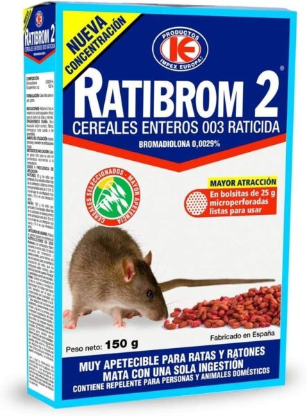 Ratibrom 2 Granen 150 g Raticide