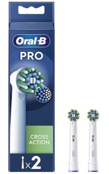 Reposição Escova Elétrica Dentífrica Cross Acttion 2 Unidades Oral-B