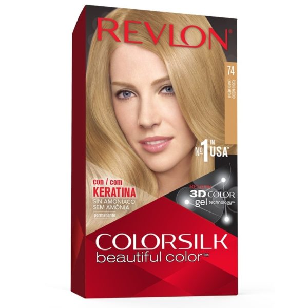 Revlon Colorsilk Teinture sans ammoniaque nº 074 blond moyen