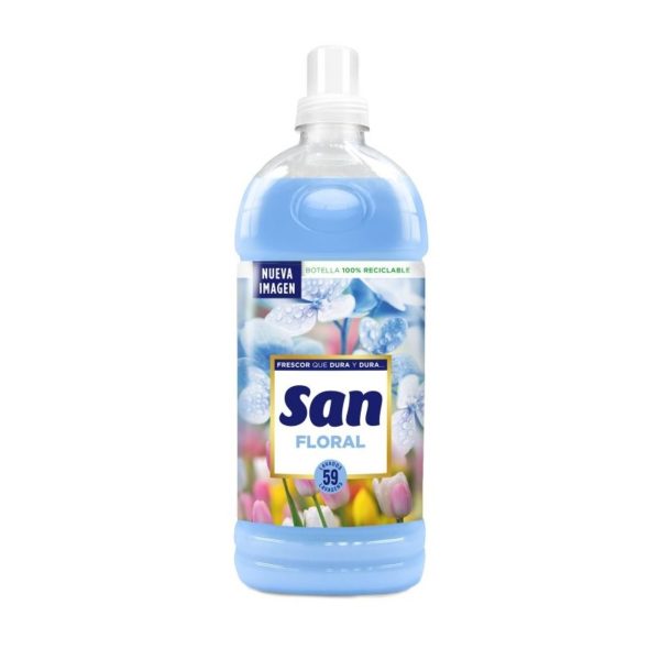 San Weichspüler Blau Blumig 59 Wäschen