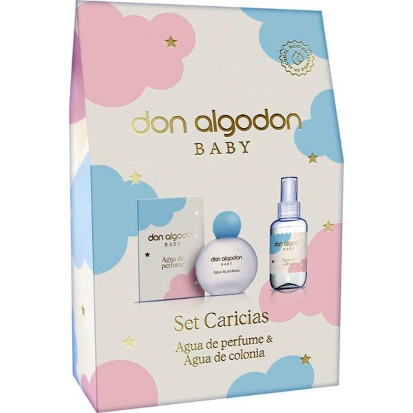 Set Caricias met Katoen Baby Eau De Parfum 100 ml + Eau de Cologne 100 ml