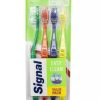 Signal Stredná zubná kefka Easy Clean 4ks