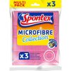 Spontex Μικροΐνες σφουγγαράκι με σφουγγάρι 3 μονάδες