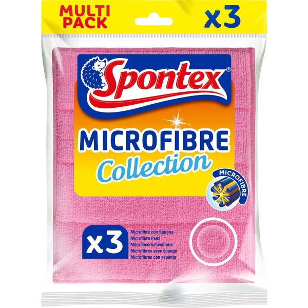 Spontex Doek Microvezel met Spons 3 Eenheden