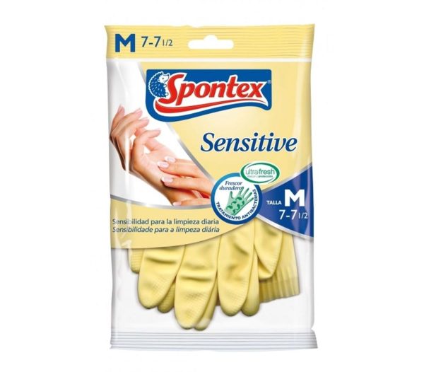 Spontex Handschoenen Sensitive T-7 Middelgroot