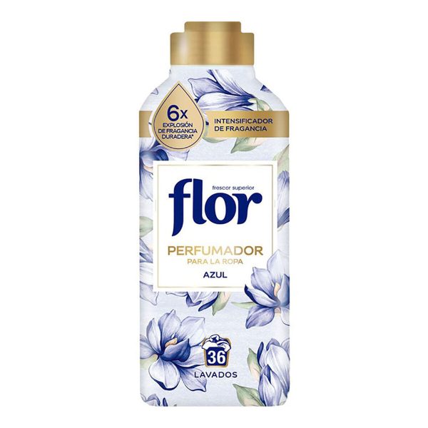 Reguliere wasverzachter Bloemgeur Blauw 720 ml