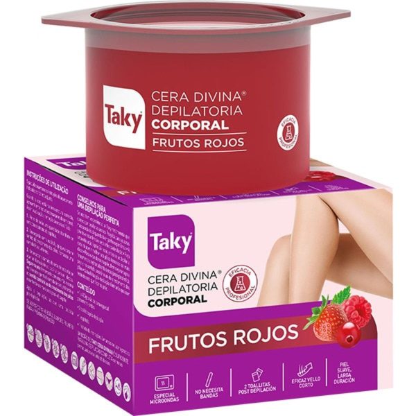 Taky Cera divina lichaamsdepilatie rode vruchten 400 g