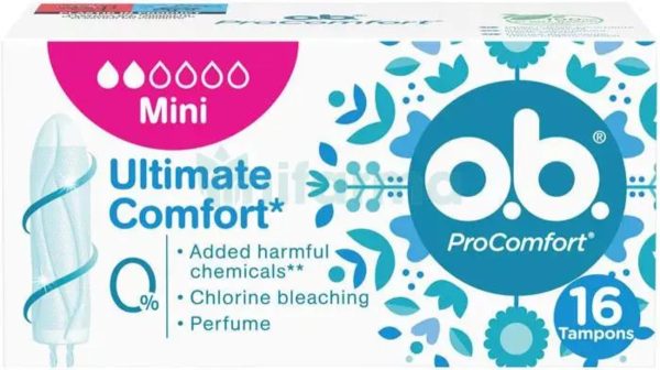 Tampon OB mini 16 Uds