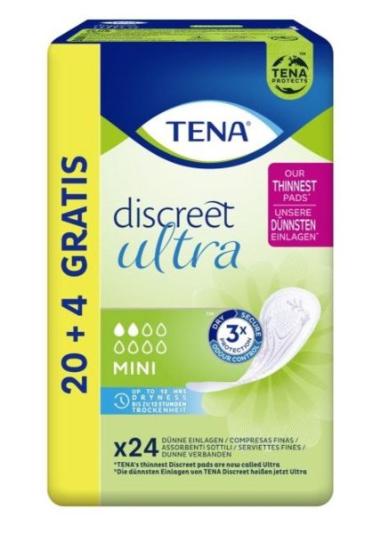 TENA lady mini 20+4 – Compresse fines