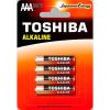 Toshiba AAA-alkaliparistot 4 kpl
