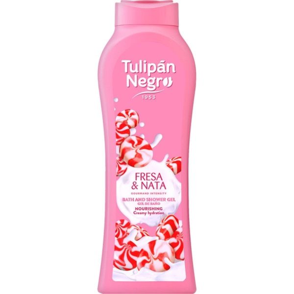 Tulipan Negro Gel Aardbei en Room 650 Ml