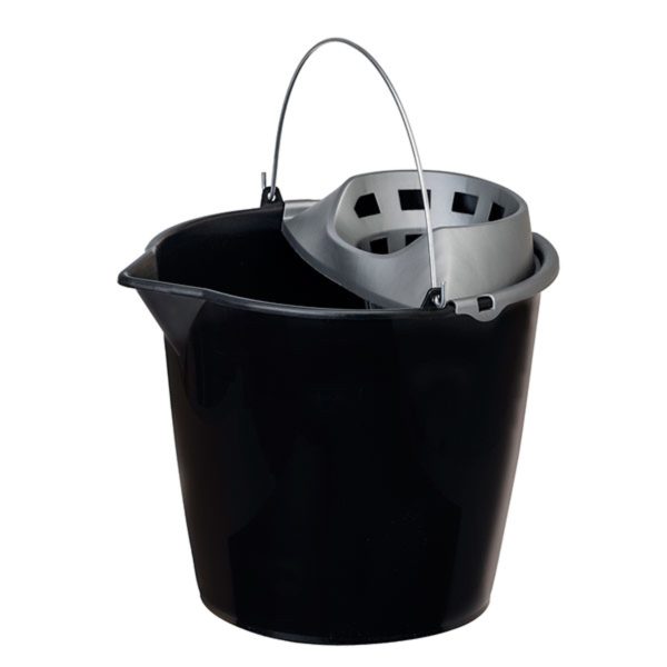 Seau Rond Vigar 13 Litres Noir