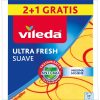 Vileda microvezel doek zacht 2+1 30% . Kleur geel