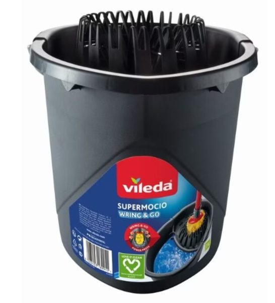 Vileda Wring & Go Seau gris 7 litres