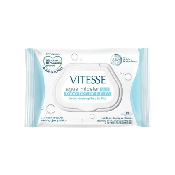 Vitesse Salviettine struccanti Micellare 25 Unità