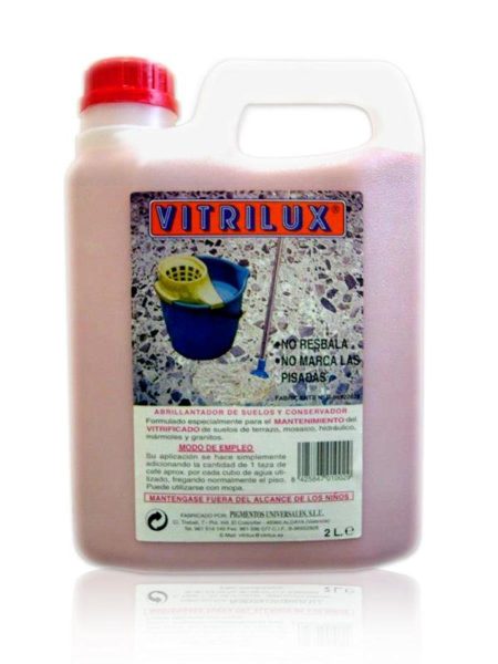 Vitrilux Abrilhantador pisos vitrificados rosa 2 litros