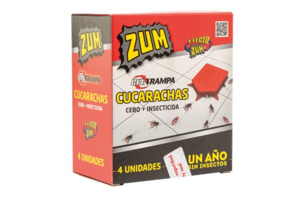 Zum Trampa Gel Insecticida cucarachas 4 unidades