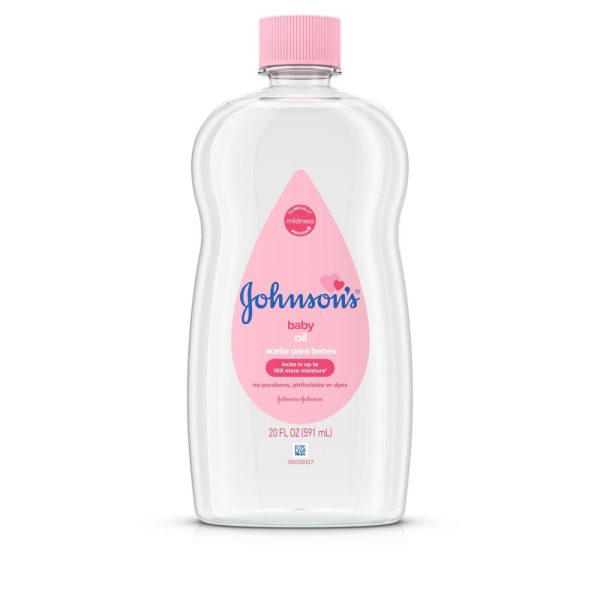 Lichaamsolie voor baby Johnson’s Original plastic fles 300 ml