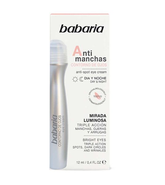 Babaria Contorno de Ojos Antimanchas Día y Noche 12 ml