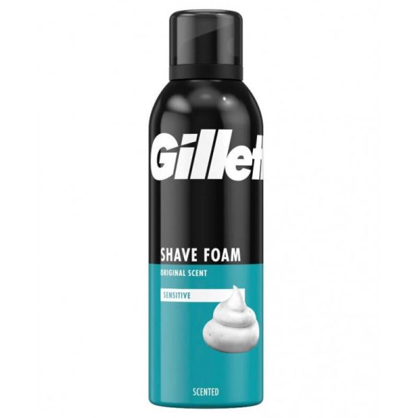 Scheerschuim Gillette klassiek gevoelige huid 200 ml aerosol