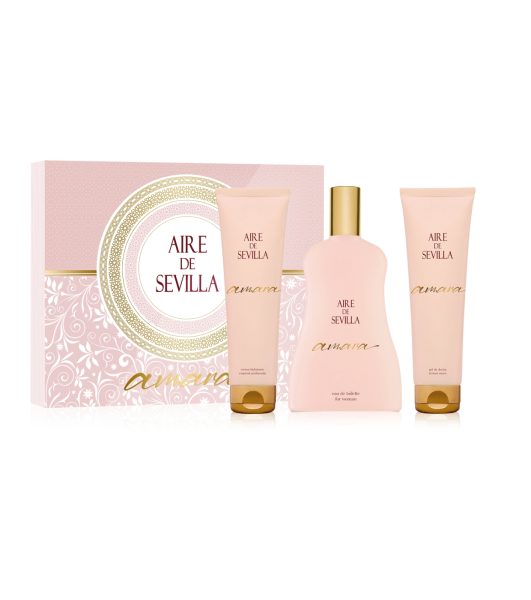 Estuche Aire de Sevilla Amara: Eau de Toilette, Gel de Ducha y Crema 100 ml