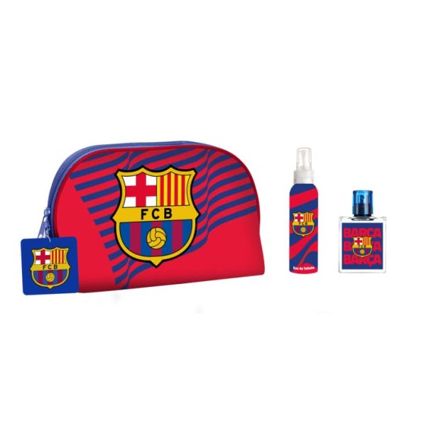 Estojo FC Barcelona Eau de Toilette 50 ml + Body Spray 100 ml + necessaire