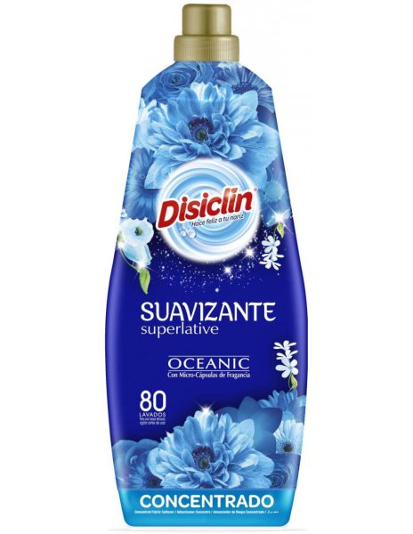 Wasverzachter Disiclin Oceanic blauw 80 wasbeurten fles 1440 ml