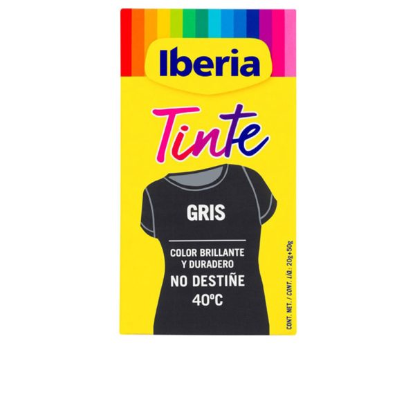 Tinte para ropa Iberia gris en polvo 70 g
