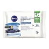 Uppfriskande Nivea sminkborttagningsservetter för normal/mixad hud 25 enheter