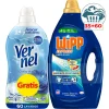 Wipp gel detergente limpio liso 35 lavados + Vernel suavizante 60 lavados 1850 ml