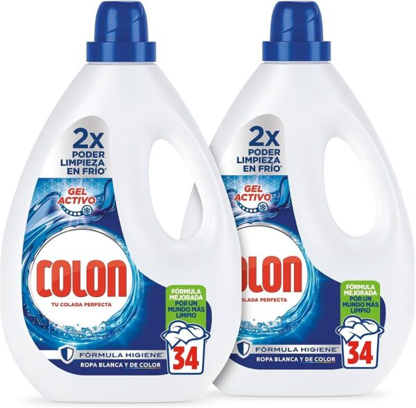 Colón Gel Attivo detergente liquido per abbigliamento 3,06 L (68 dosi)