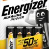Energizer Alkaline Power pilas alcalinas AA LR6, pack de 4 unidades