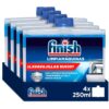 Finish Nettoyant machines lave-vaisselle pack 4 x 250 ml