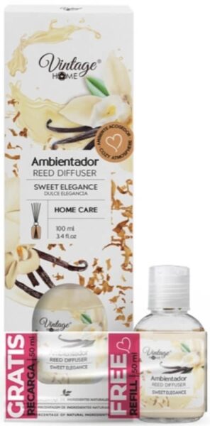 Vintage Home Mikado Luftfriskare Sweet Elegance 100 ml + 50 ml gratis