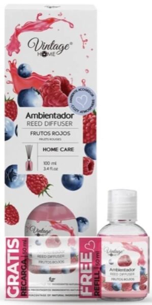Vintage Mikado luftfriskare röda frukter 150 ml (100 ml + 50 ml gratis)