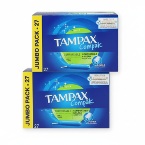 Tampax Compak Super Dúo 2×27 Unidades