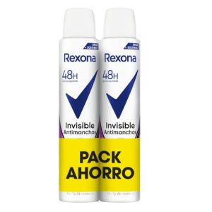 Pack Duplo Desodorante Rexona Invisible Spray 200 ml 48 H